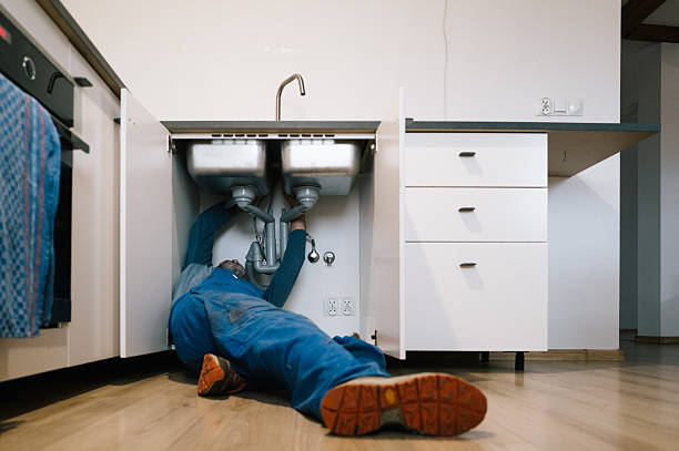 Professional Drain Cleaning technician working in Clarksville, NY